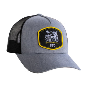 Cluck & Squeal 5 Panel Retro Trucker Hat with Patch - SOLD OUT - Cluck & Squeal Seasonings and BBQ Rubs.